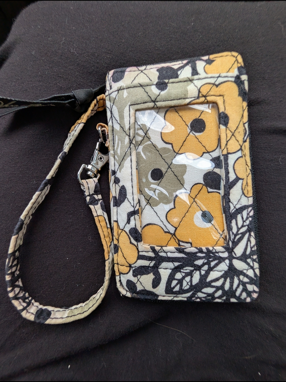 Vera Bradley  Zip Wallet Wristlet & Zipper Lined Pouch- Go Wild Pattern